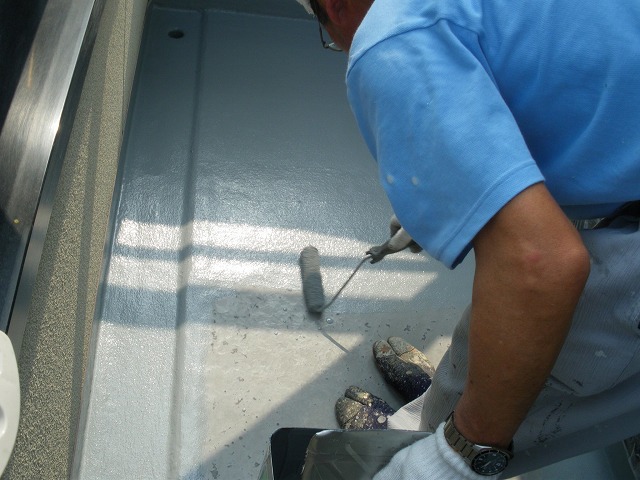 トップコートの施工